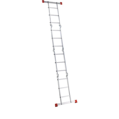 EASY hinged ladder, number of rungs 4 x 3, folding.