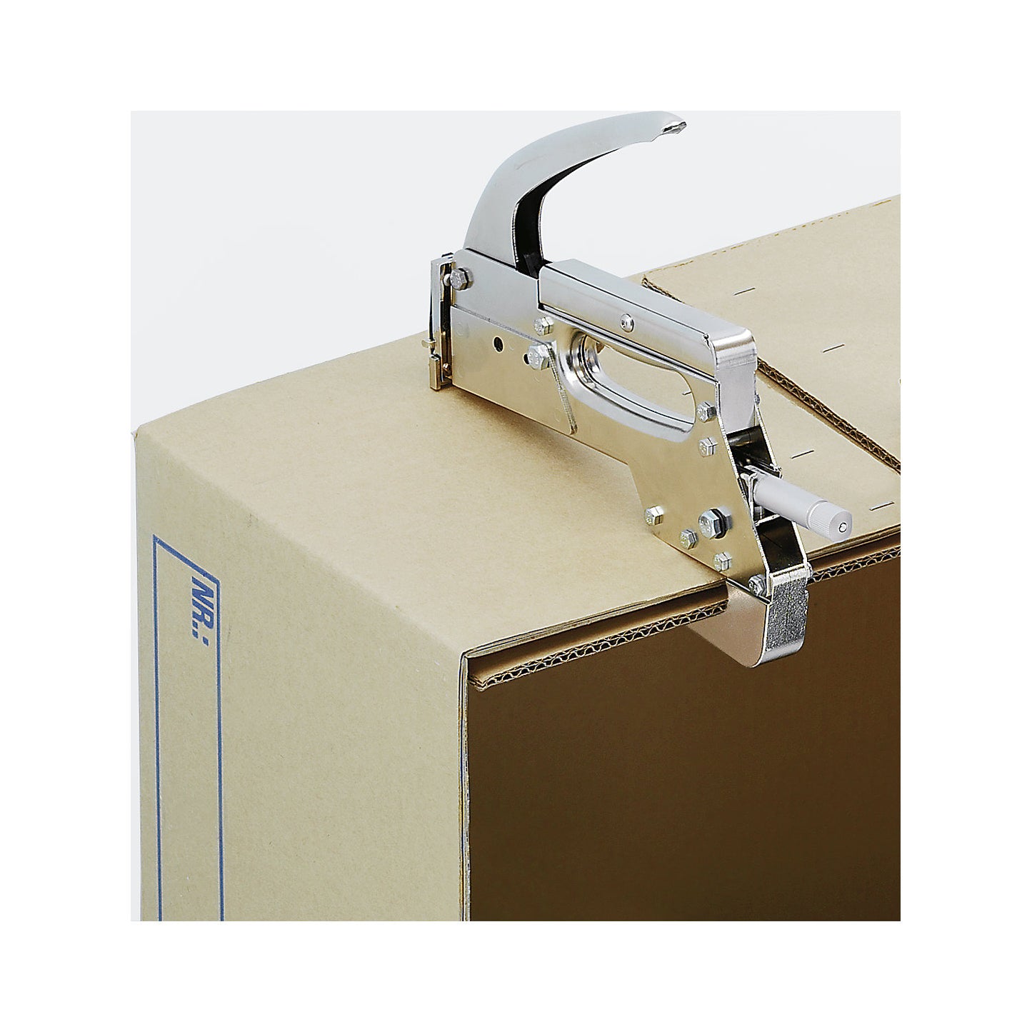 Plier stapler, for closed stapling, mechanical for staples 10 - 16 mm.