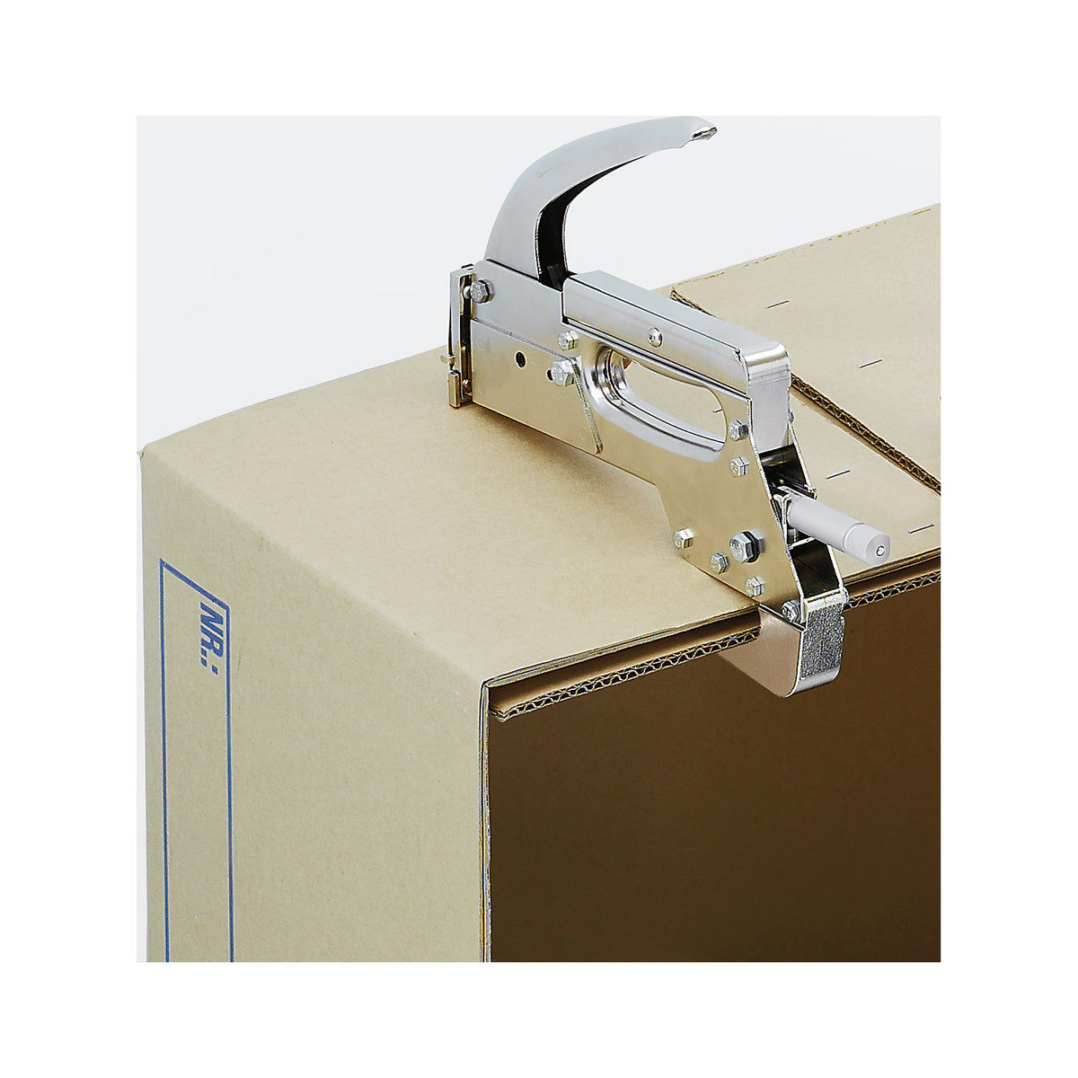 Plier stapler, for closed stapling, mechanical for staples 10 - 16 mm.