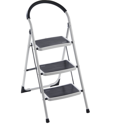 Folding step, max. load 150 kg, 3 steps.