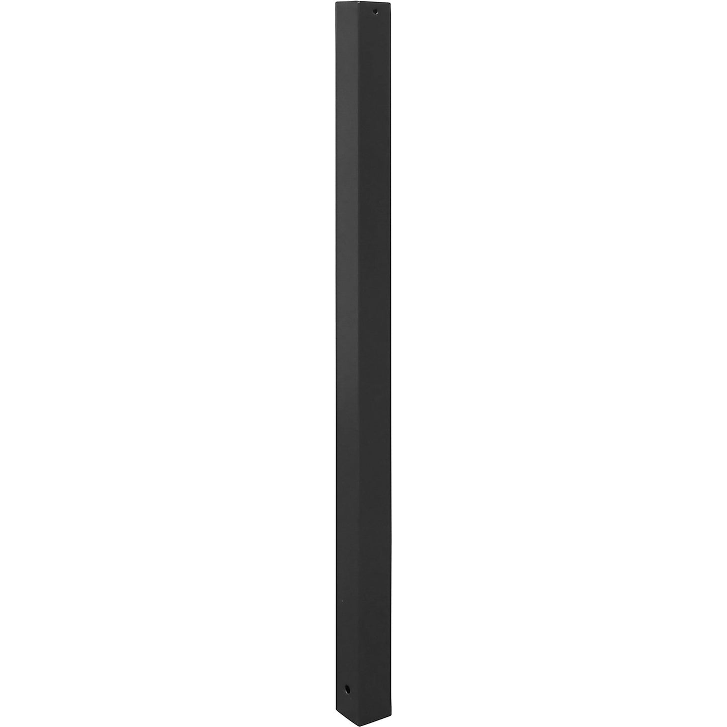Barrier post, 70 x 70 mm, stationary, for concreting in, without eyelet, iron glimmer.