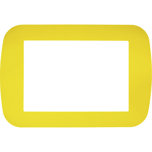 Floor frame, format A4, pack of 10, yellow.
