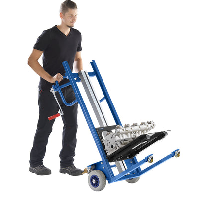 Lift truck, with platform, lifting range 80 - 945 mm.