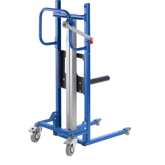 Material lifter, with spike, with 4 swivel castors.