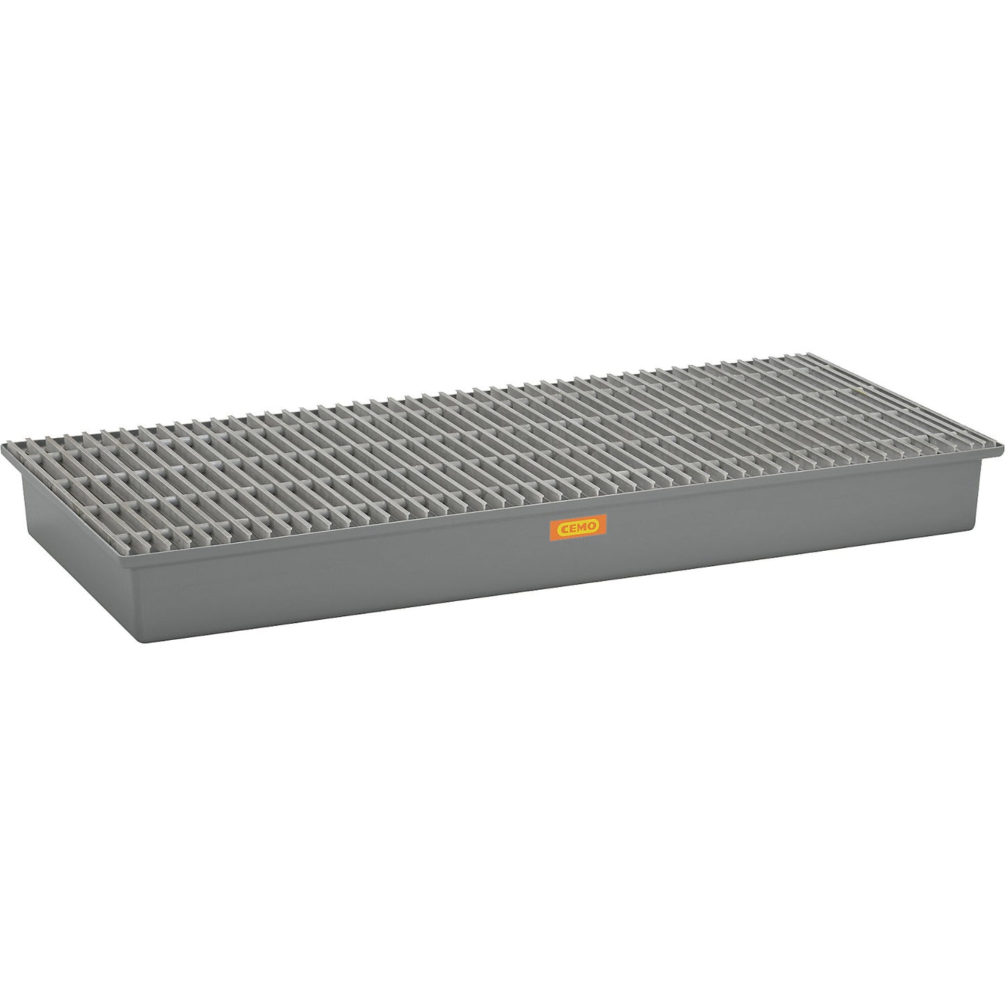 GRP base sump tray, 3 x 200 litre drums, without certification, with GRP grate.