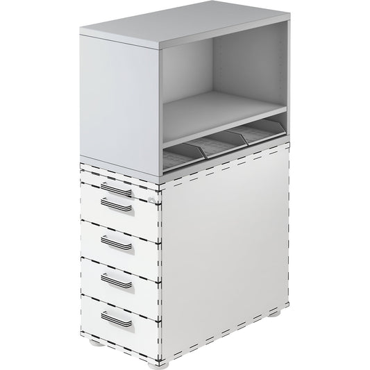 RENATUS - Pedestal add-on, HxWxD 530 x 428 x 800 mm, light grey.