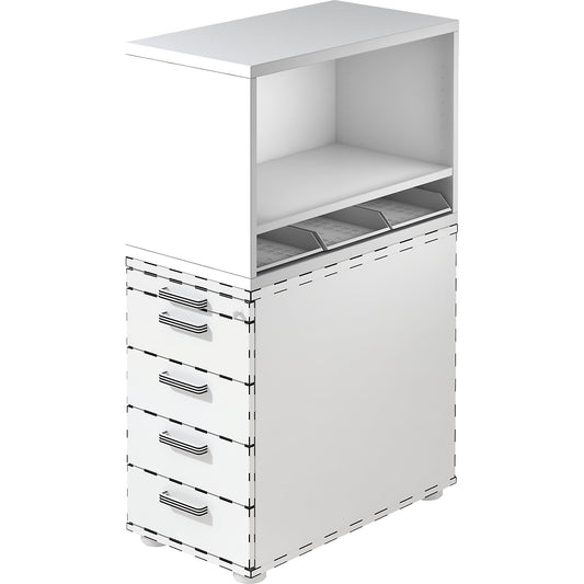 RENATUS - Pedestal add-on, HxWxD 530 x 428 x 800 mm, white.
