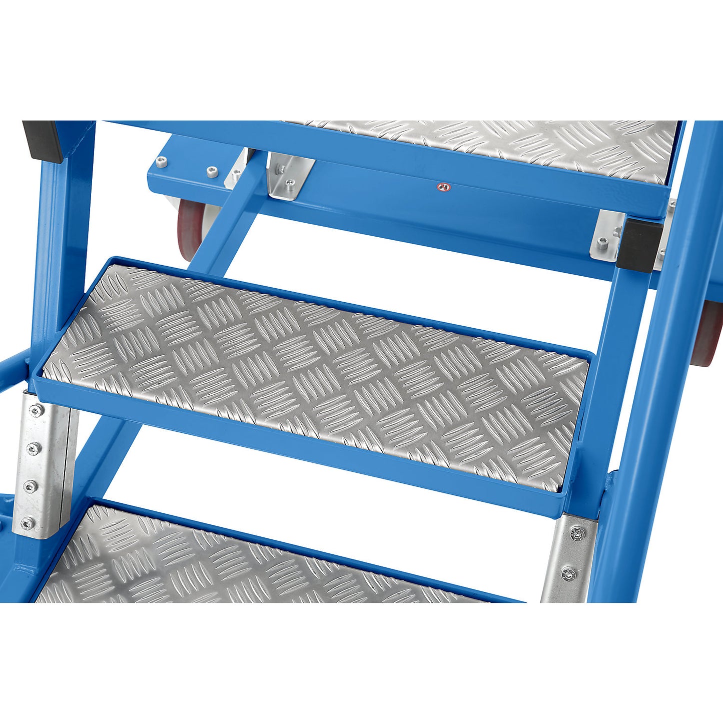 Mobile safety steps, aluminium step inserts, 9 steps.