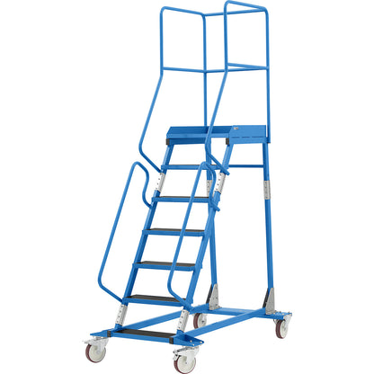 Mobile safety steps, phenolic plywood step insert, 7 steps.