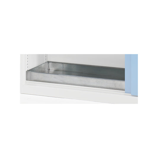 Tray shelf, zinc plated, for cupboard WxD 1000 x 500 mm.