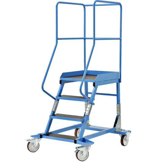 Mobile safety steps, phenolic plywood step insert, 4 steps.