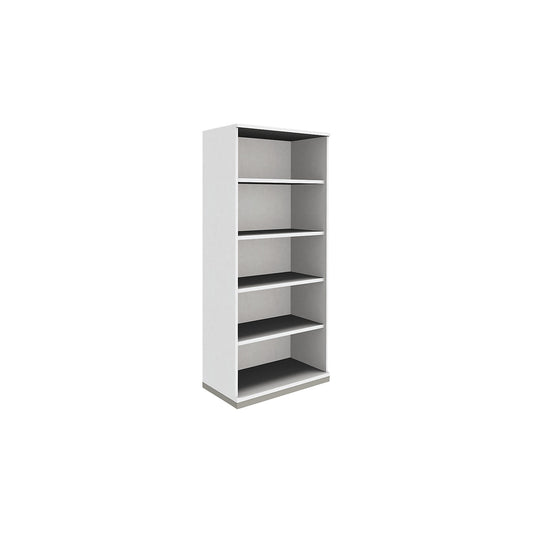 P12 - Shelf unit, HxWxD 1869 x 800 x 442 mm, white.