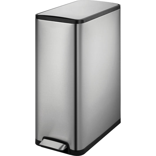 Waste collector with pedal, capacity 45 l, HxWxD 661 x 277 x 531 mm, extra slim.