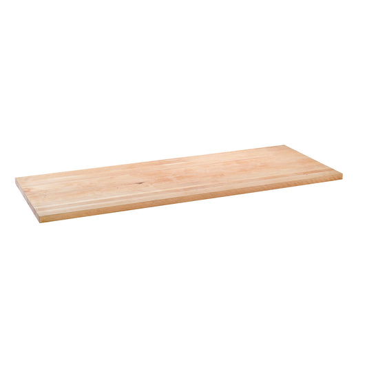 Beech workbench top, width x depth 2000 x 750 mm, solid beech.