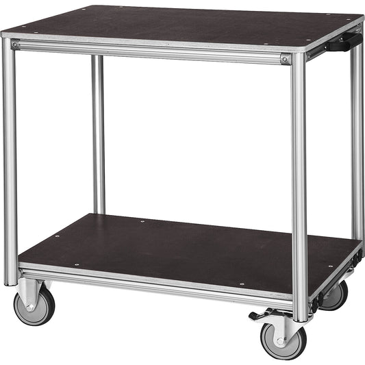 Workshop trolley made of aluminium profile, LxWxH 900 x 600 x 915 mm, 1+ items.