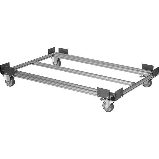 Pallet dolly made of aluminium profile, LxWxH 1240 x 840 x 325 mm, 1+ items.