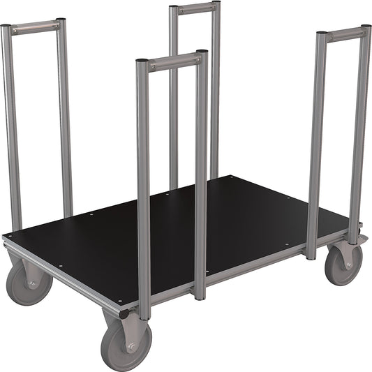 Truck with side bars made of aluminium profile, LxWxH 1200 x 800 x 1100 mm, 1+ items.