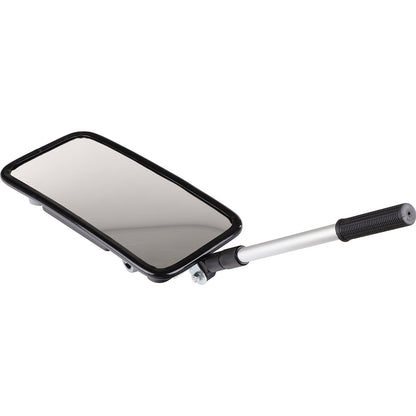 Inspection mirror with telescopic arm, rectangular, with castors, HxW 200 x 400 mm.