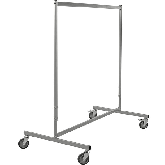 Mobile clothes rail, HxWxD 1830 x 1180 x 710 mm, max. load 75 kg.