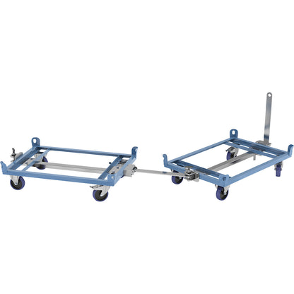 Clip-on coupling system, max. load 3000 kg, electrolytically zinc plated.