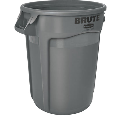 BRUTE® universal container, round, capacity 121 l, grey.