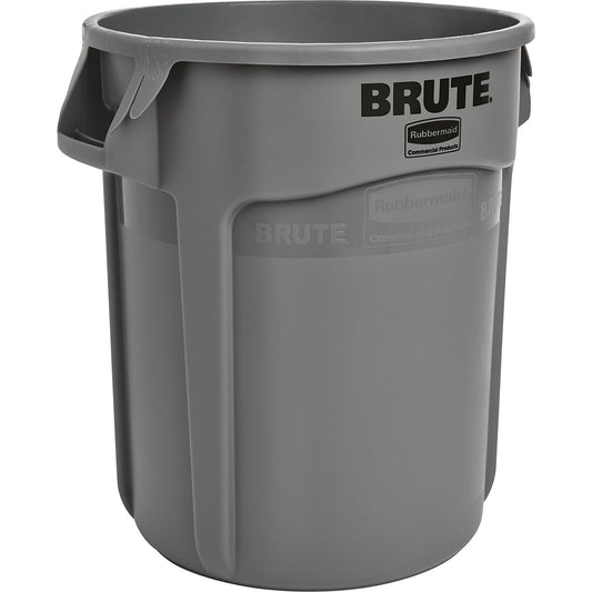 BRUTE® universal container, round, capacity 37 l, grey.