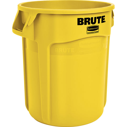 BRUTE® universal container, round, capacity 75 l, yellow.