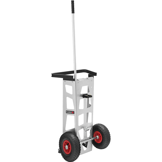 EASY waste collection trolley, for outdoor areas, with pneumatic tyres.