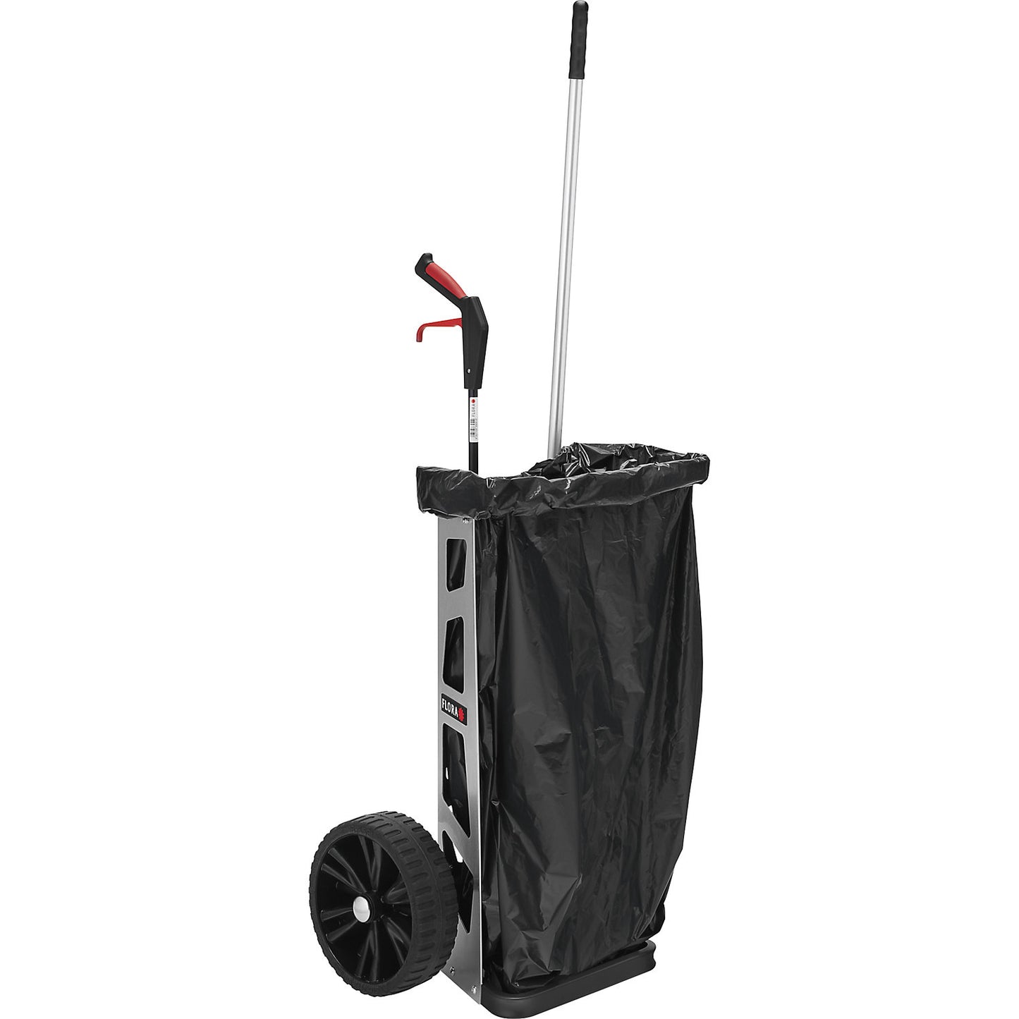 EASY waste collection trolley, for outdoor areas, with puncture-proof tyres.