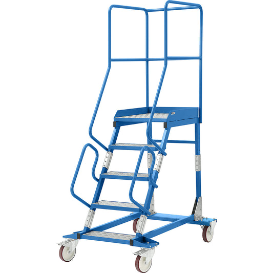 Mobile safety steps, aluminium step inserts, 5 steps.