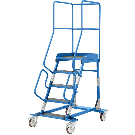 Mobile safety steps, phenolic plywood step insert, 5 steps.