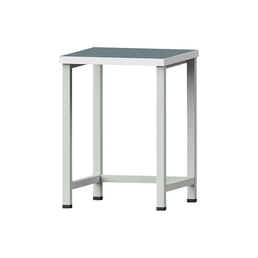 Compact workbench, width 605 mm, without substructures, stationary, universal worktop.