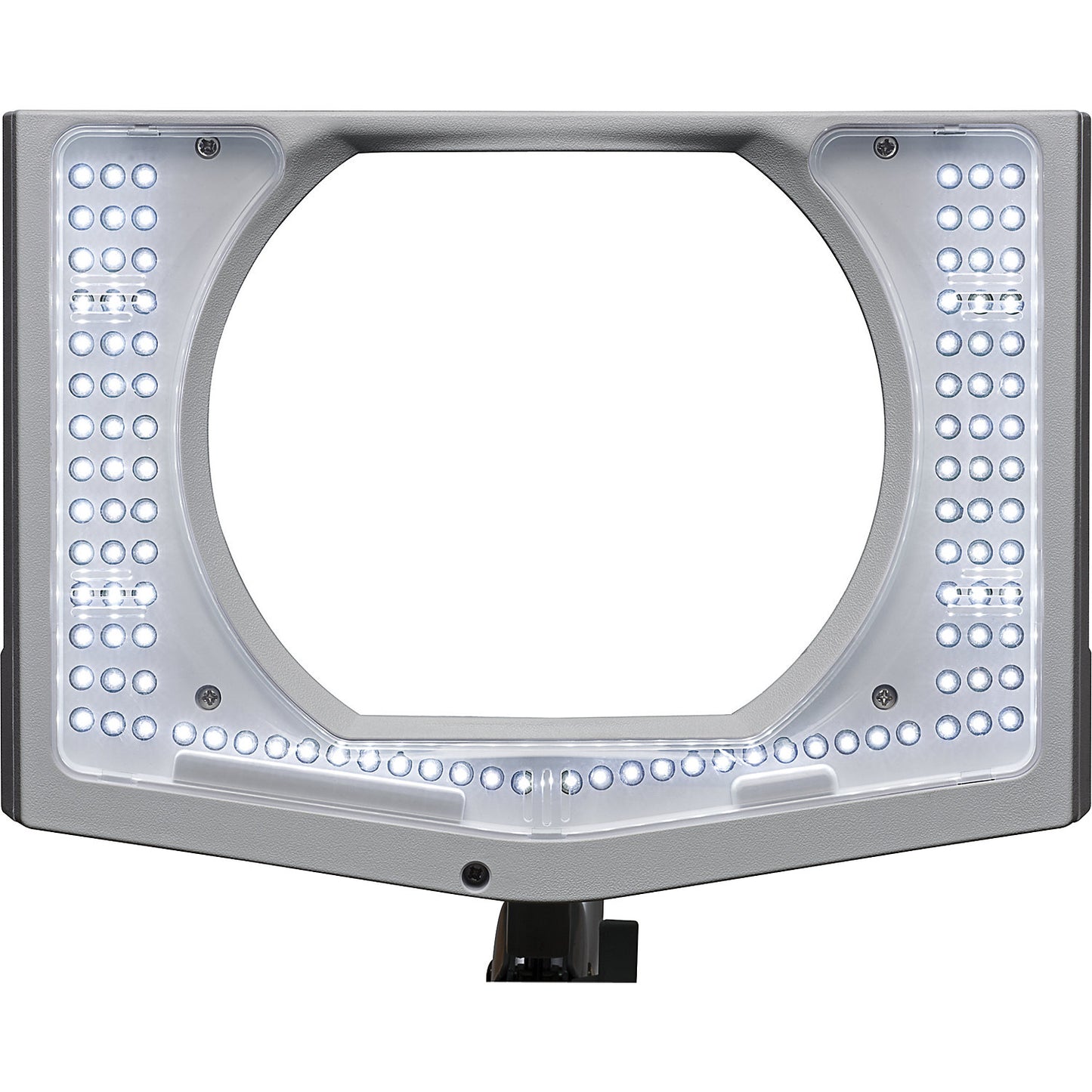 MAULvitrum LED magnifying lamp, with clamp base, black.