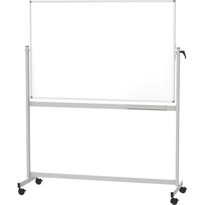Mobile Whiteboard MAULstandard, sheet steel, enamelled, WxH 1800 x 1200 mm.