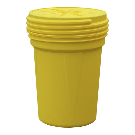 PE safety drum with UN coding, with screw on lid, capacity 114 l.