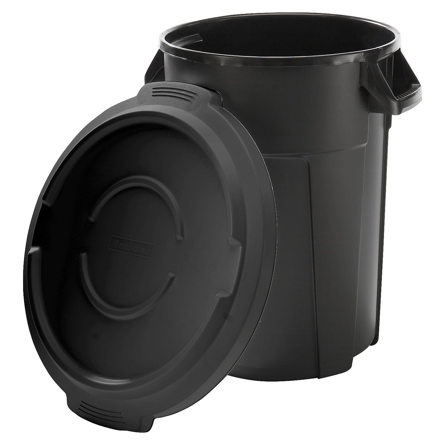 Titan multi-purpose container with lid, black, WxHxD 530 x 660 x 500 mm, capacity 85 L.