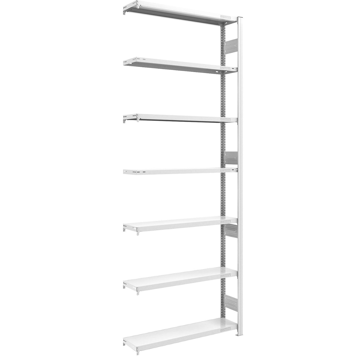 Heavy duty boltless shelving unit, double-sided, HxWxD 3000 x 1000 x 300 mm, grey, extension shelf unit.