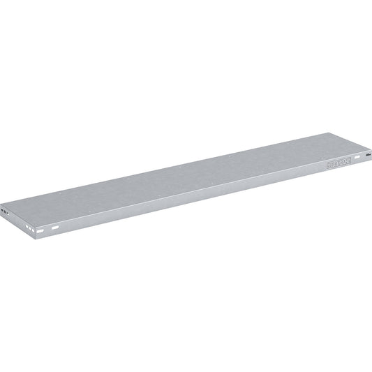 Additional shelf, WxD 1300 x 300 mm, max. shelf load 175 kg, zinc plated.