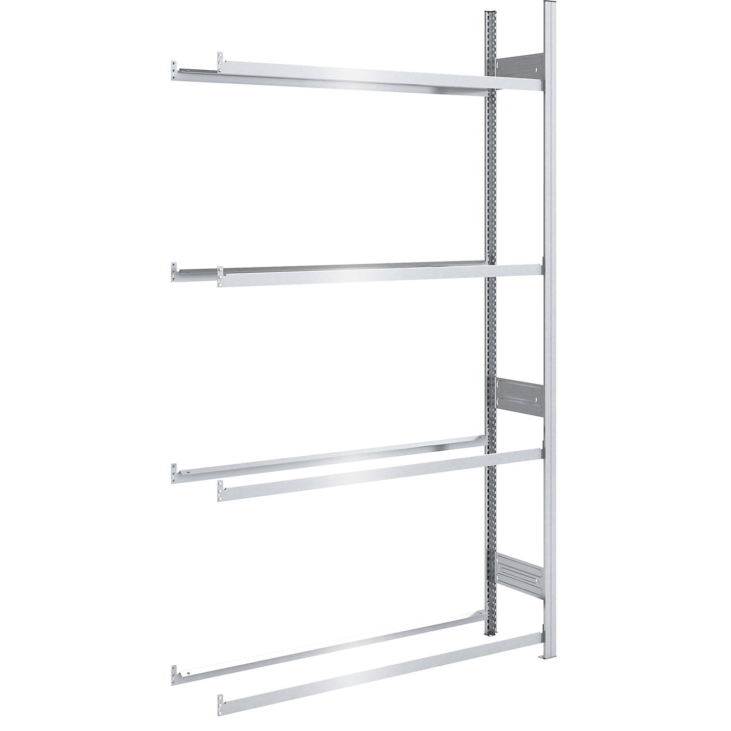 Tyre shelf unit, shelf height 2500 mm, extension shelf unit, WxD 1310 x 435 mm.