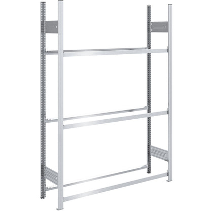 Tyre shelf unit, shelf height 2000 mm, standard shelf unit, WxD 1360 x 435 mm.