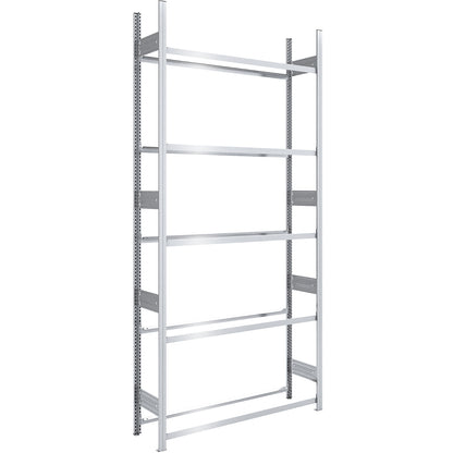 Tyre shelf unit, shelf height 3000 mm, standard shelf unit, WxD 1360 x 435 mm.