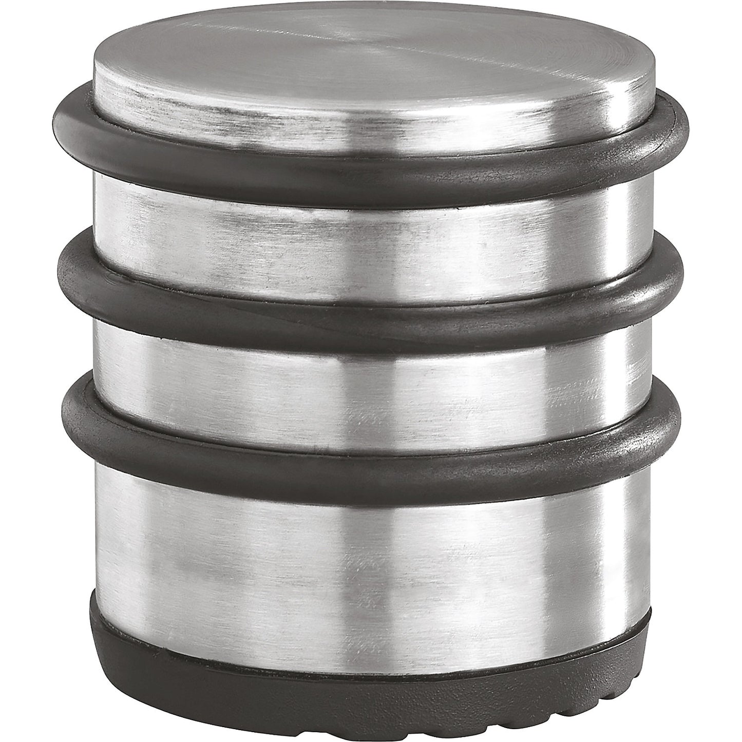 TOWER floor mounted door stopper, Ø 70 mm, pack of 2, height 70 mm.