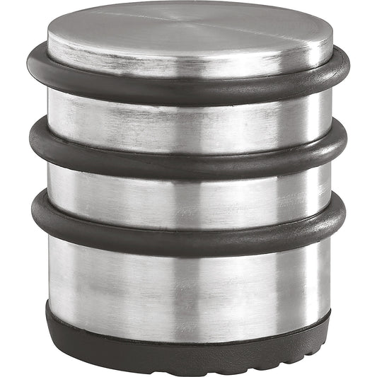TOWER floor mounted door stopper, Ø 70 mm, pack of 2, height 70 mm.