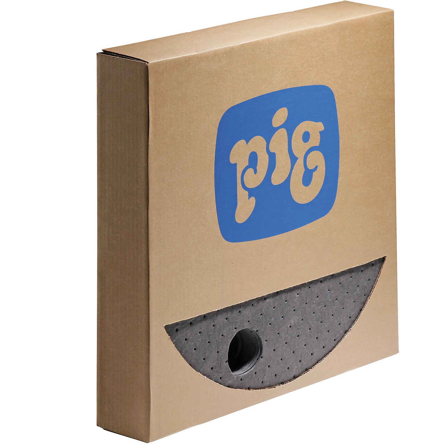 Universal absorbent sheeting 210 l drum lid matting, pack of 25, Ø 560 mm.