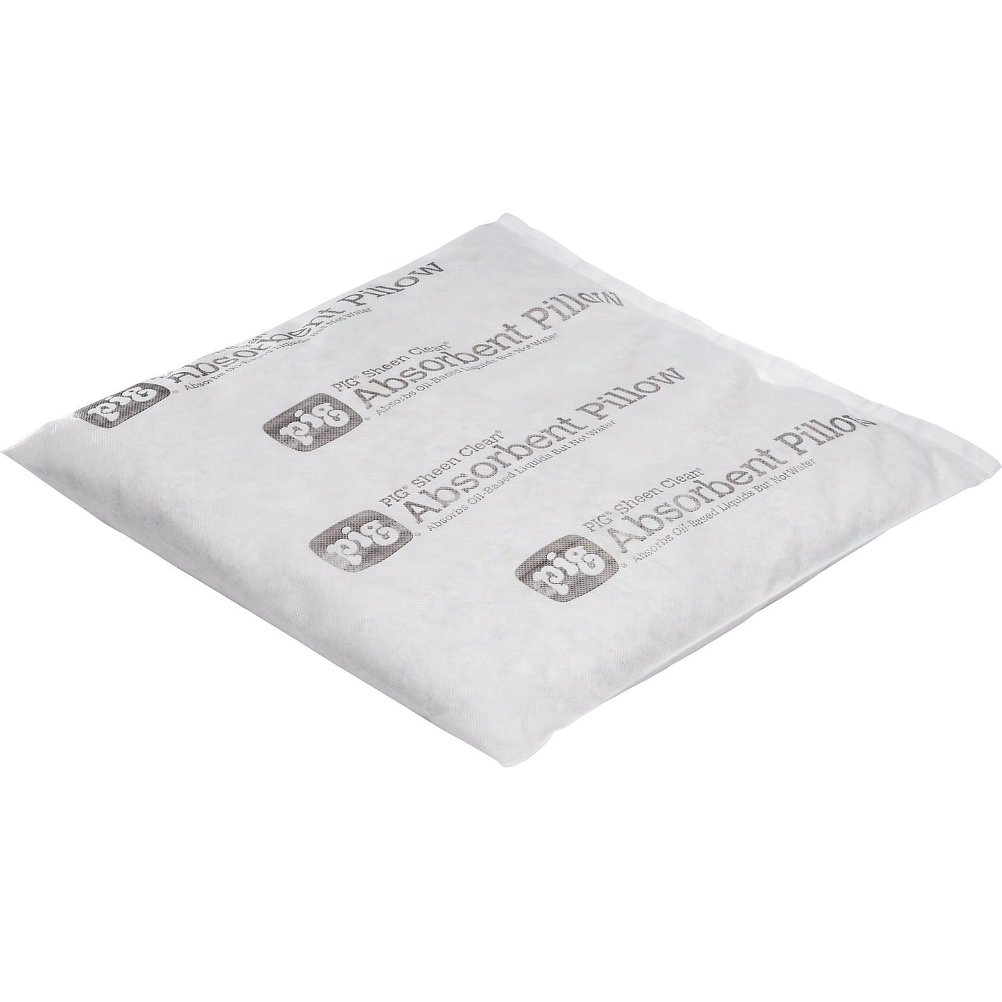 SHEEN Clean® Oil-Only absorbent sheeting cushion, pack of 10, 37.9 l/pack, LxWxH 430 x 410 x 44 mm.