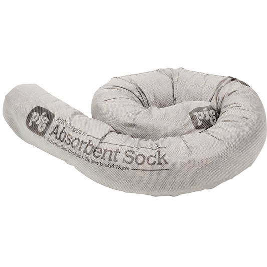 ORIGINAL universal absorbent sock, length 1070 mm, Ø 80 mm, 76 l/pack, pack of 40.