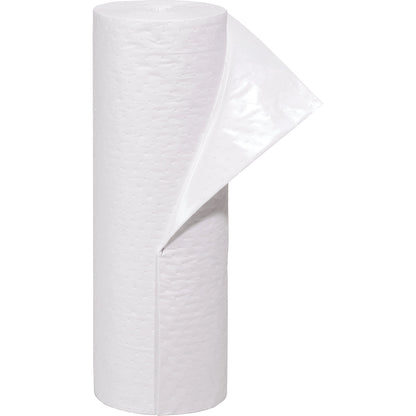 Oil-Only absorbent sheeting mat with PE backing, heavyweight version, width 790 mm, length 23 m.
