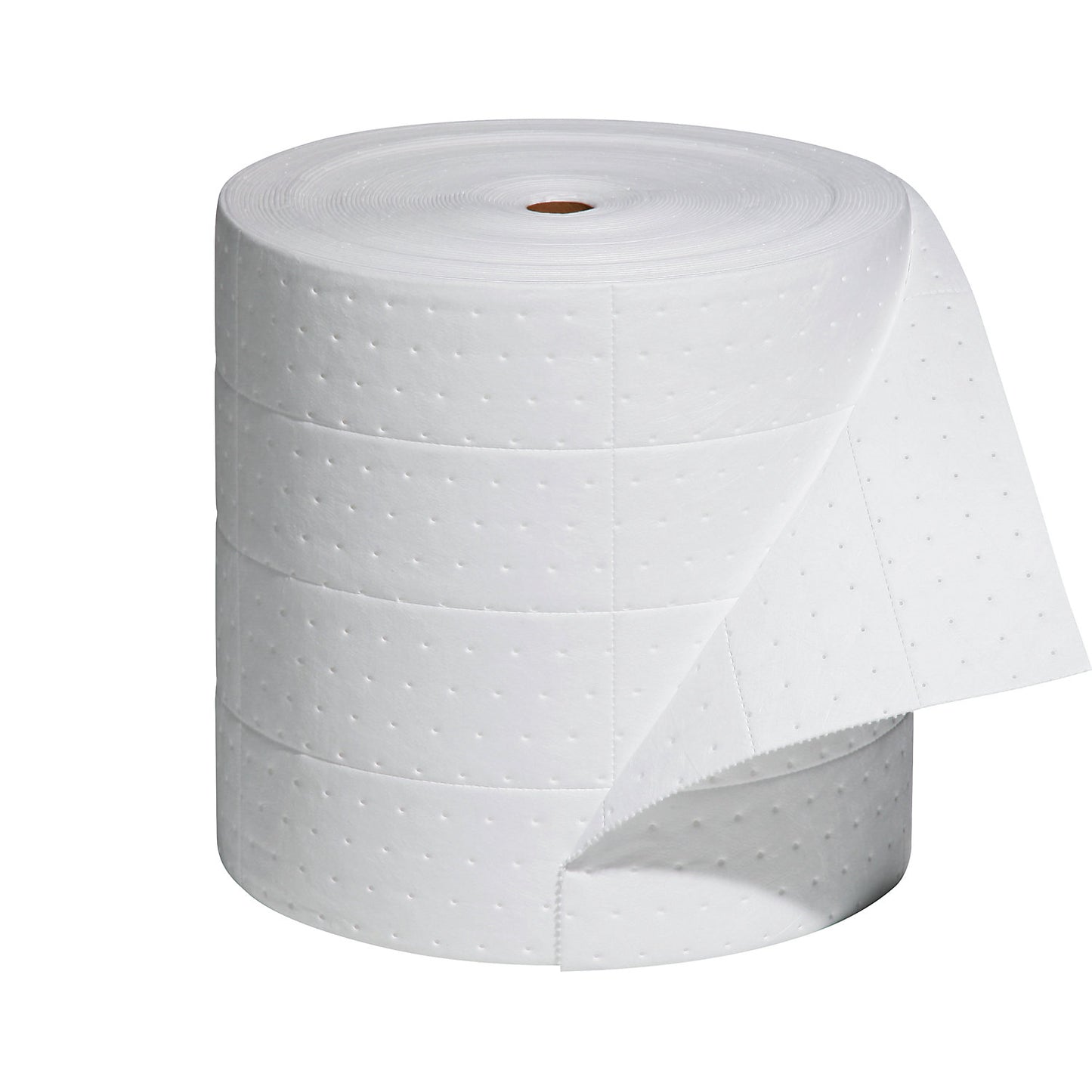 RIP-&-FIT® Oil-Only absorbent sheeting roll, lightweight version, in dispenser box, length 46 m, width 380 mm.