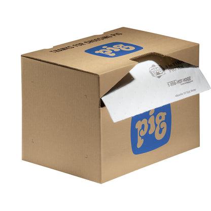 4-in-1® Oil-Only absorbent sheeting roll, width 410 mm, length 24 m.