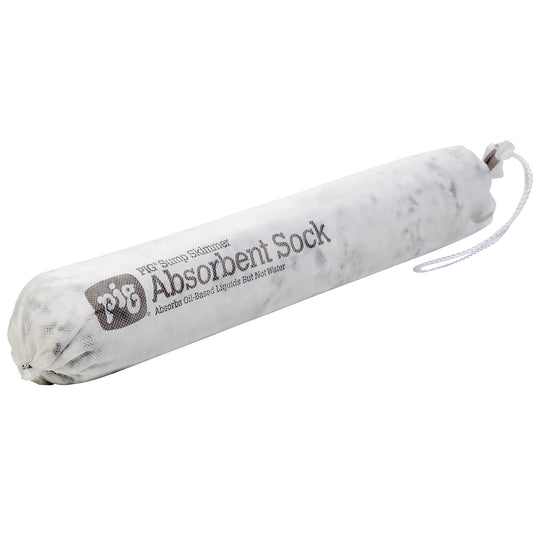 SUMP SKIMMER absorbent sheeting skimmer, Ø 80 mm, pack of 25, 25 l/pack, length 460 mm.